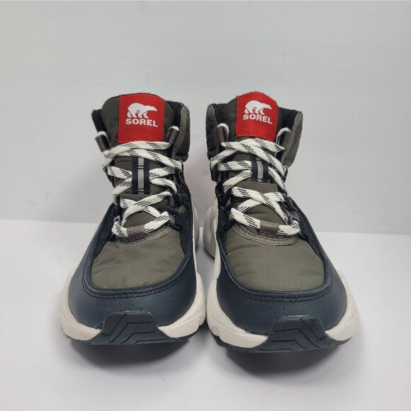 Sorel Kinetic Rnegd Women's Olive Black Waterproof Shoes NL4593-326 US Size 5.5 - Picture 3 of 10